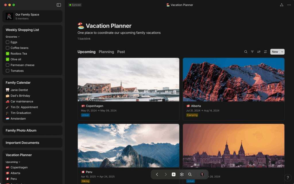 Screenshot anytype