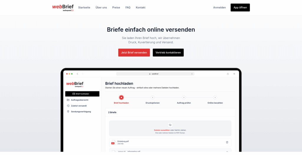 Screenshot webBrief