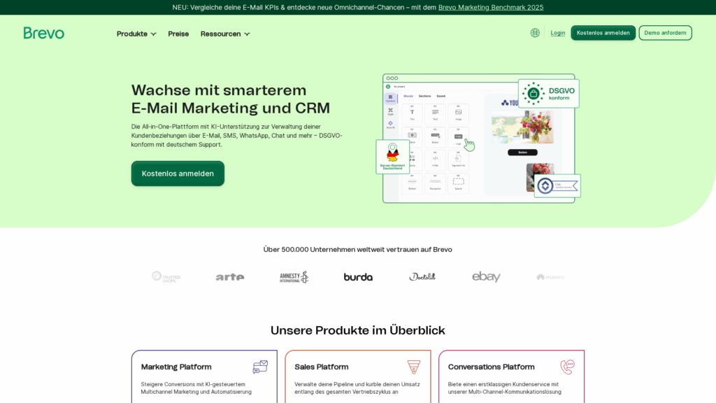 Screenshot Brevo