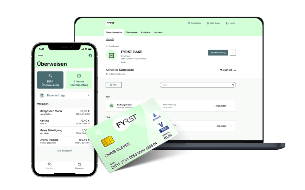 FYRST bietet ein Geschäftskonto für Freelancer