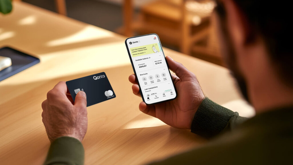 Qonto bietet ein Geschäftskonto für Freelancer