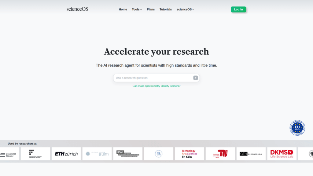 scienceOS ist ein KI-Tool für Wissenschaftsjournalist:innen